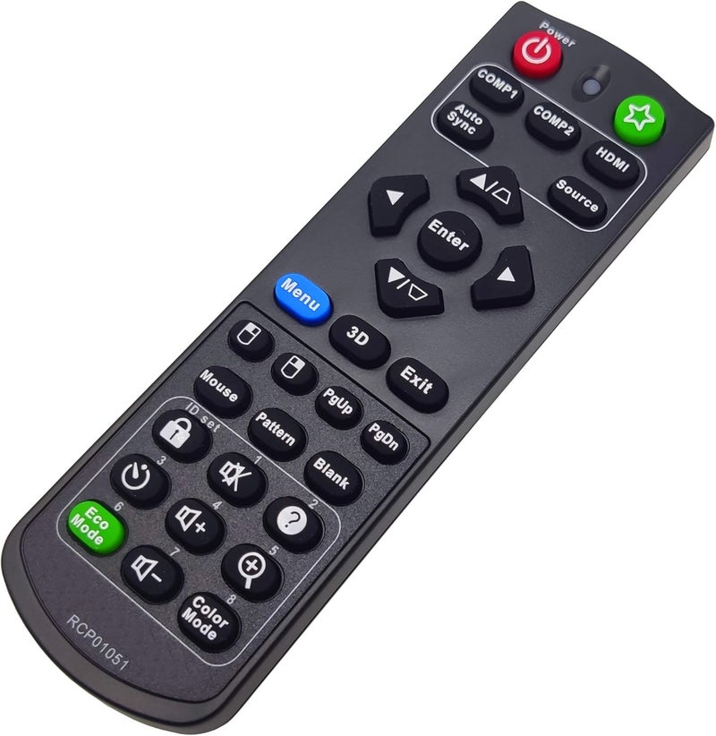 INTECHING A-00009740 Projector Remote Control for ViewSonic PJD5150, PJD5151, PJD5153, PJD5155, PJD5155L, PJD5250, PJD5250L, PJD5253, PJD5255, PJD5255L, PJD5350LS, PJD5550LWS, PJD5555LW, PJD7720HD - Image 2